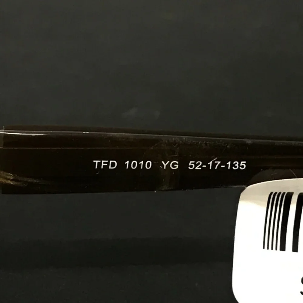 Technolite Clear Eyeglasses Frames TFD 1010 YG Gold Brown Tortoise 52-17-135